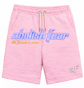 Strawberry Pink Abolish Fear Road Shorts